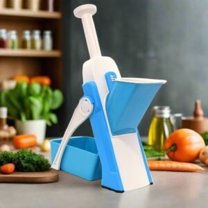 Vegetable Chopper – Adjustable Hand Press Slicer | XcelCraft