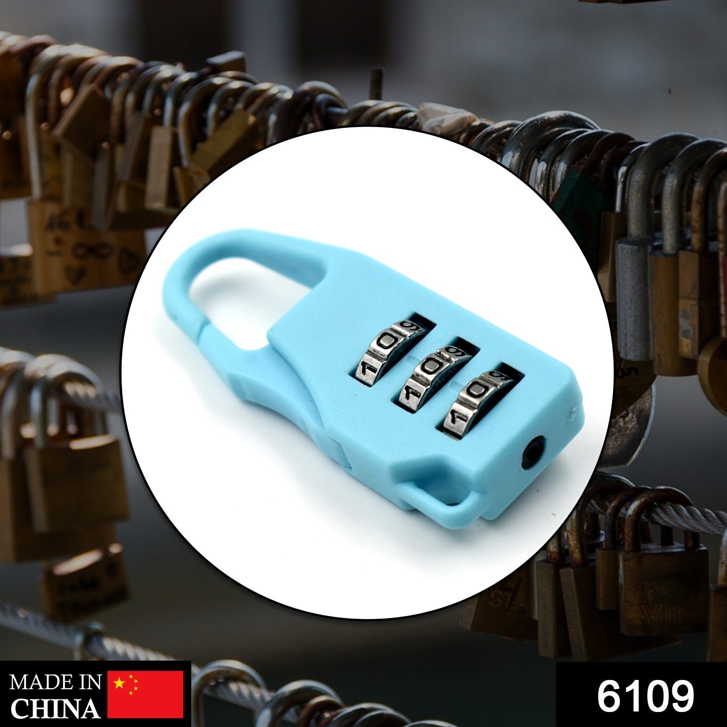3-Digit Luggage Lock – Secure Your Travel Bags | Trekola