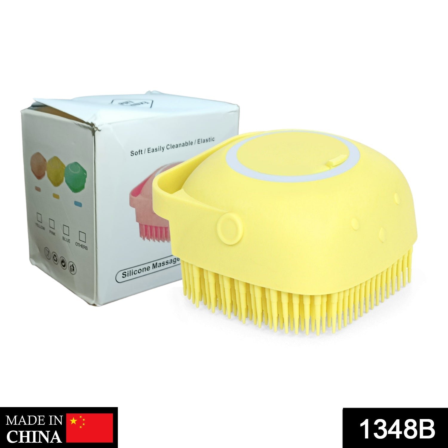 Silicone Bath Brush – Massage & Shampoo Dispenser for Shower | VelvaBloom