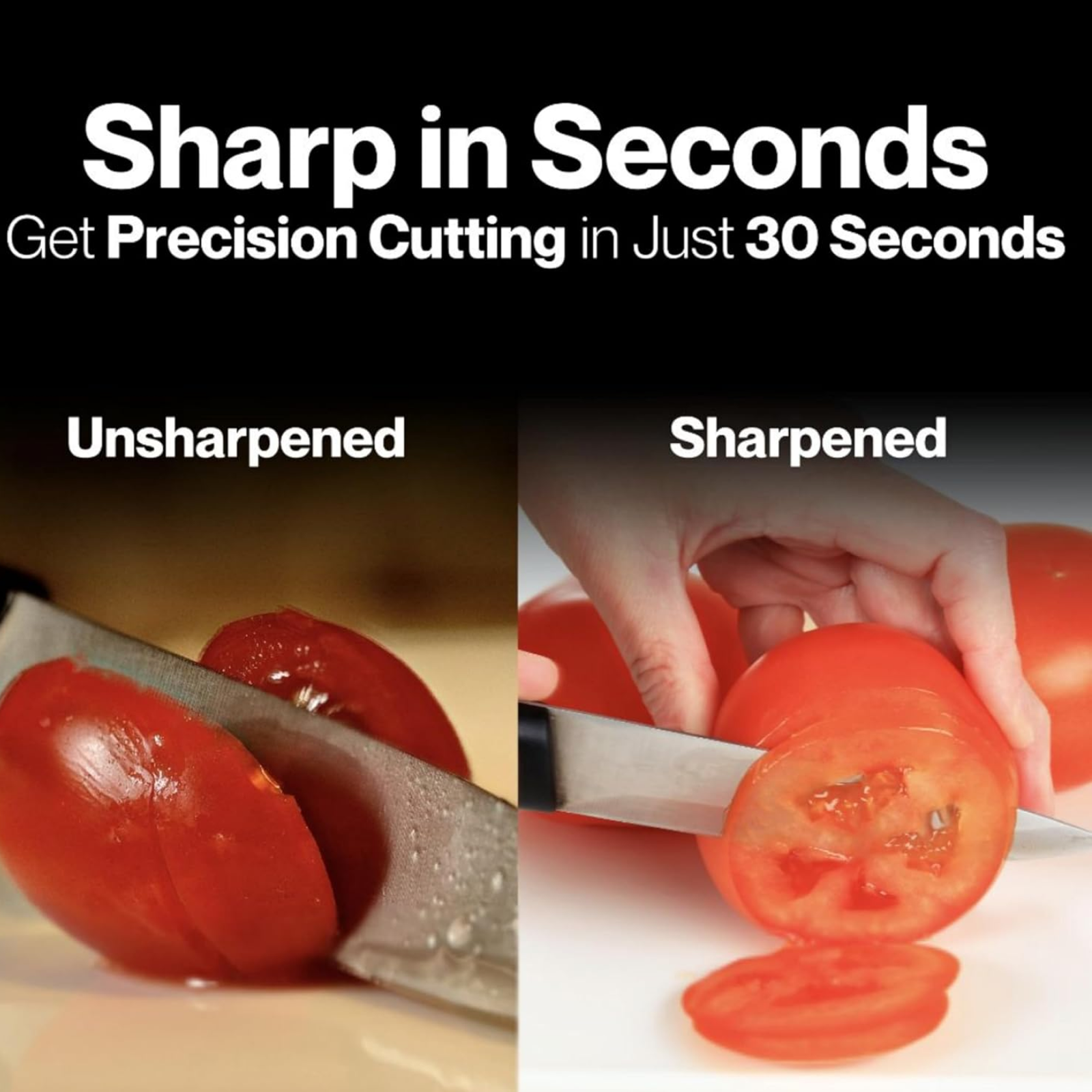Kitchen Knife Sharpener – 3-Step Handheld Tool | Quickslice