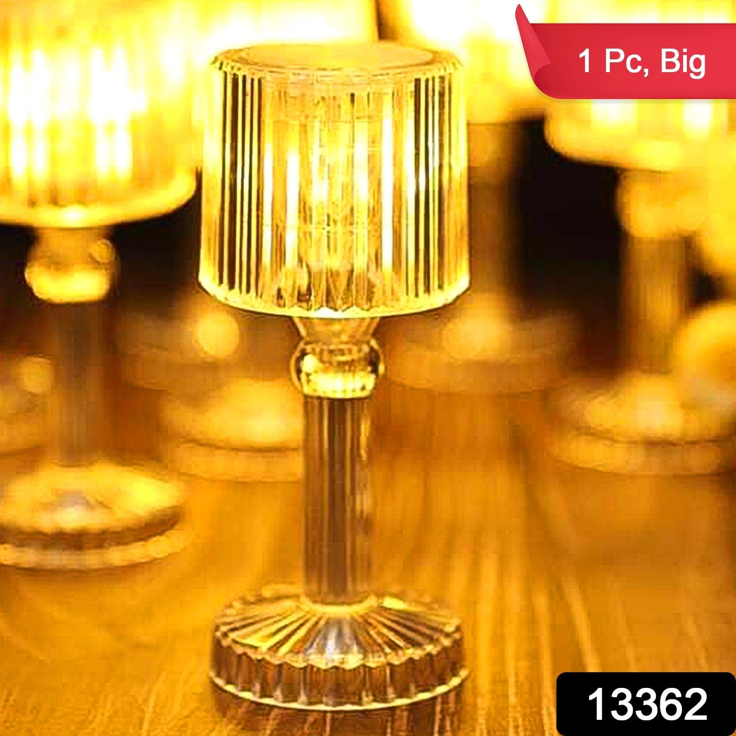 Crystal LED Desk Lamp – Portable Acrylic Glow | Deskrova