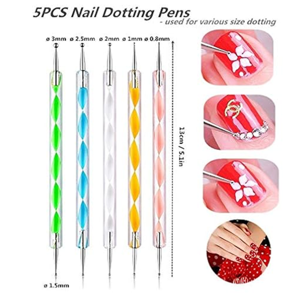 Nail Art Point Pen Set – Easy Design Creation for Women
