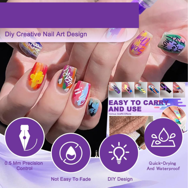 Nail Art Point Pen Set – Easy Design Creation for Women