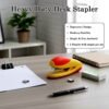 Heavy-Duty Desktop Stapler – Ergonomic Grip for Comfortable Use