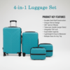 Hard Shell Luggage Set – Durable & Lightweight Travel Bags