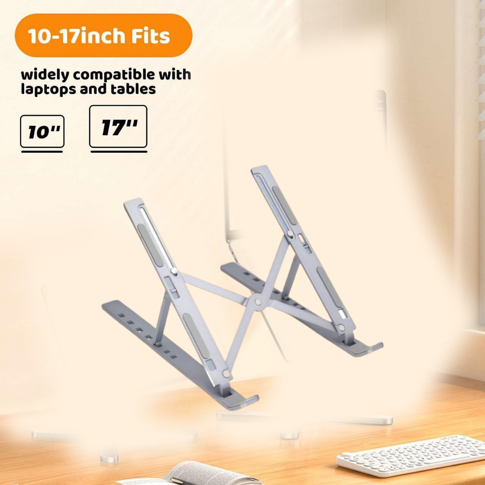 Metal Portable Laptop Stand – 7 Adjustable Angles | Gambit