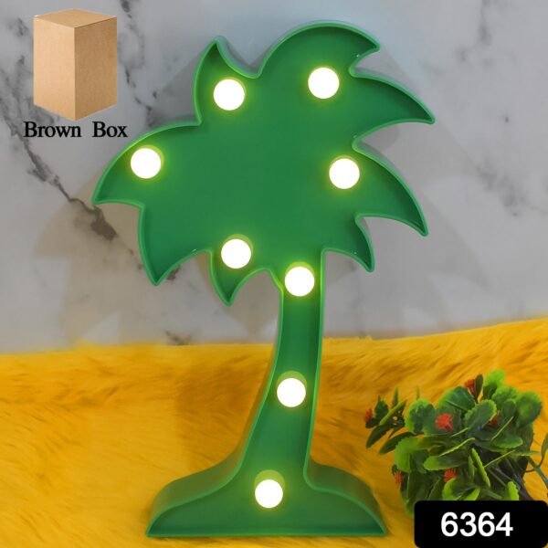 Coconut Tree LED Lamp – Romantic Table Night Light | Tidy Table