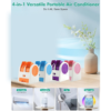 Dual Bladeless Mini Air Conditioner – USB & Fragrance
