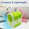 Dual Bladeless Mini Air Conditioner – USB & Fragrance