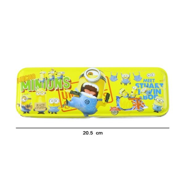 20123 Cartoon-themed Metal Pencil Box – Cute & Durable School Storage