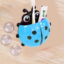 Ladybug Toothbrush Holder – Suction Hook Bathroom Organizer | BrushedUp