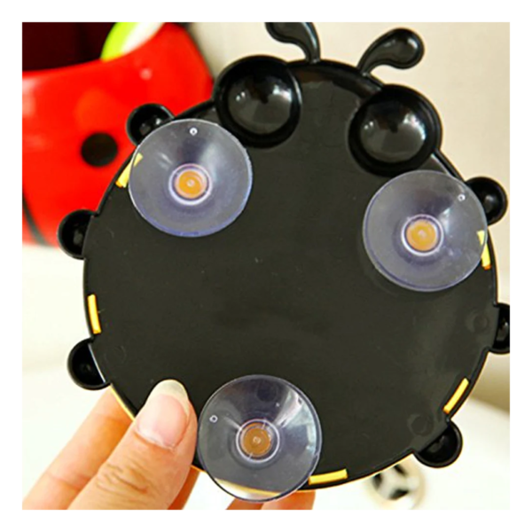Ladybug Toothbrush Holder – Suction Hook Bathroom Organizer | BrushedUp