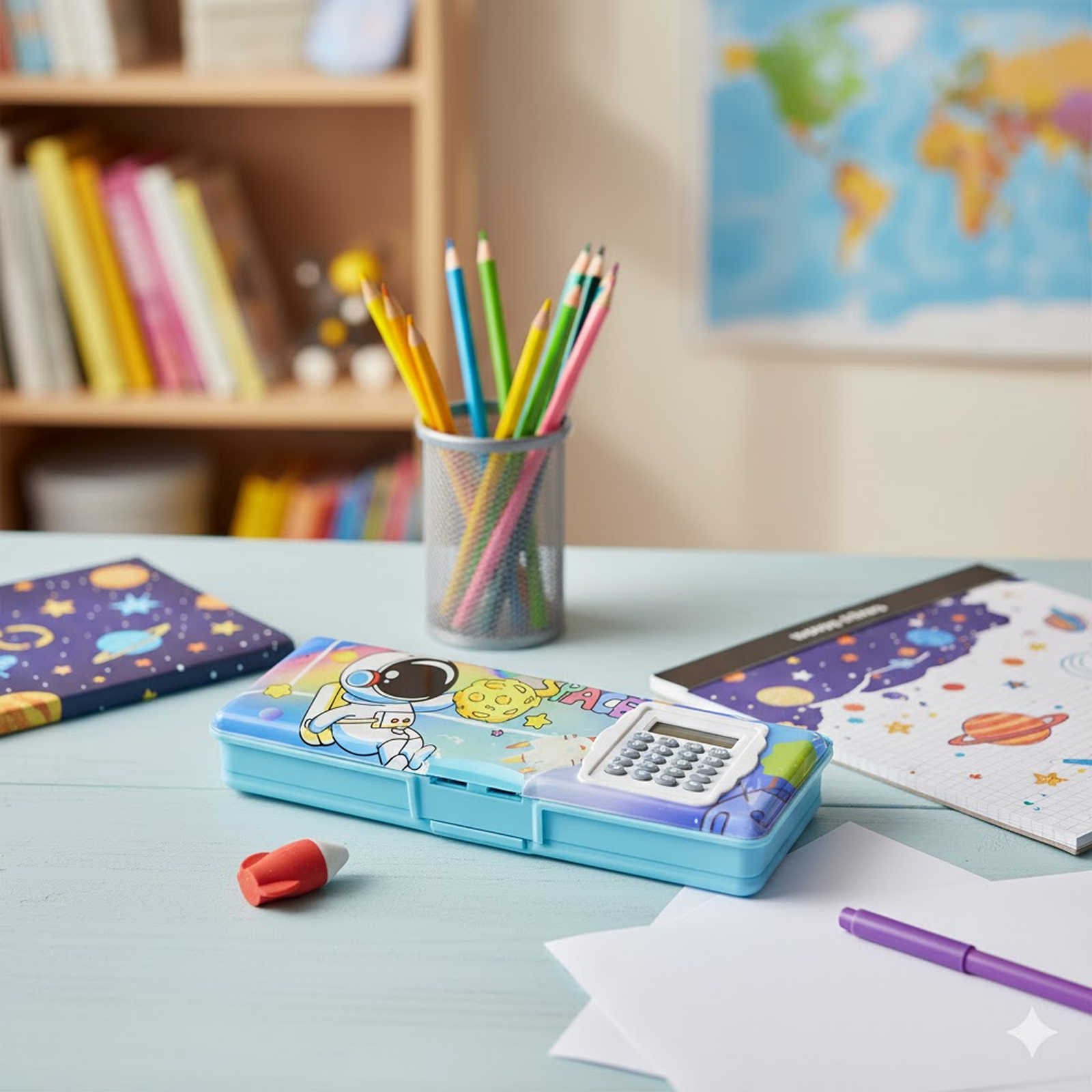 Geometry Box with Calculator – Magnetic Double-Sided for Students | ScribbleJoy