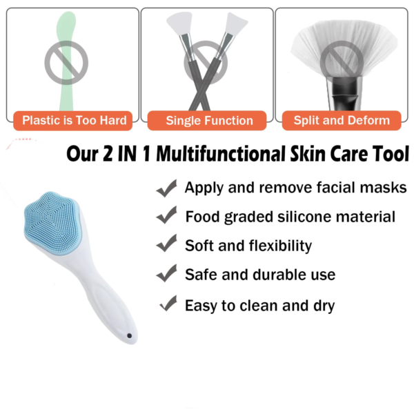 Silicone Face Scrubber – Gentle Exfoliation & Cleansing | AuriGlam