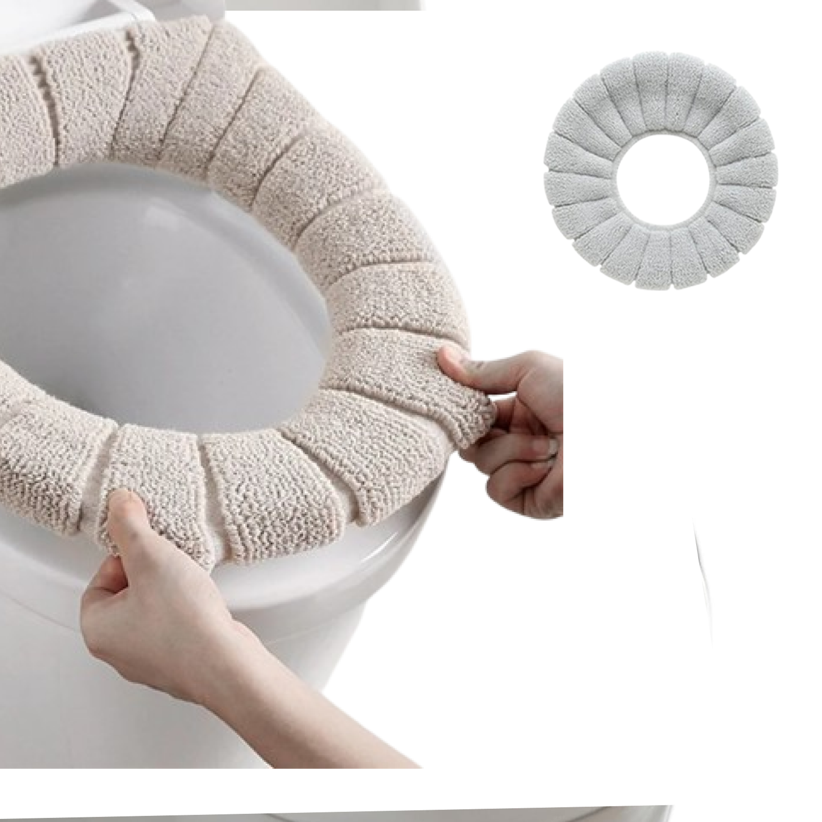20306 Toilet Seat Cover – Plush Washable for Warmth & Comfort | Bathora