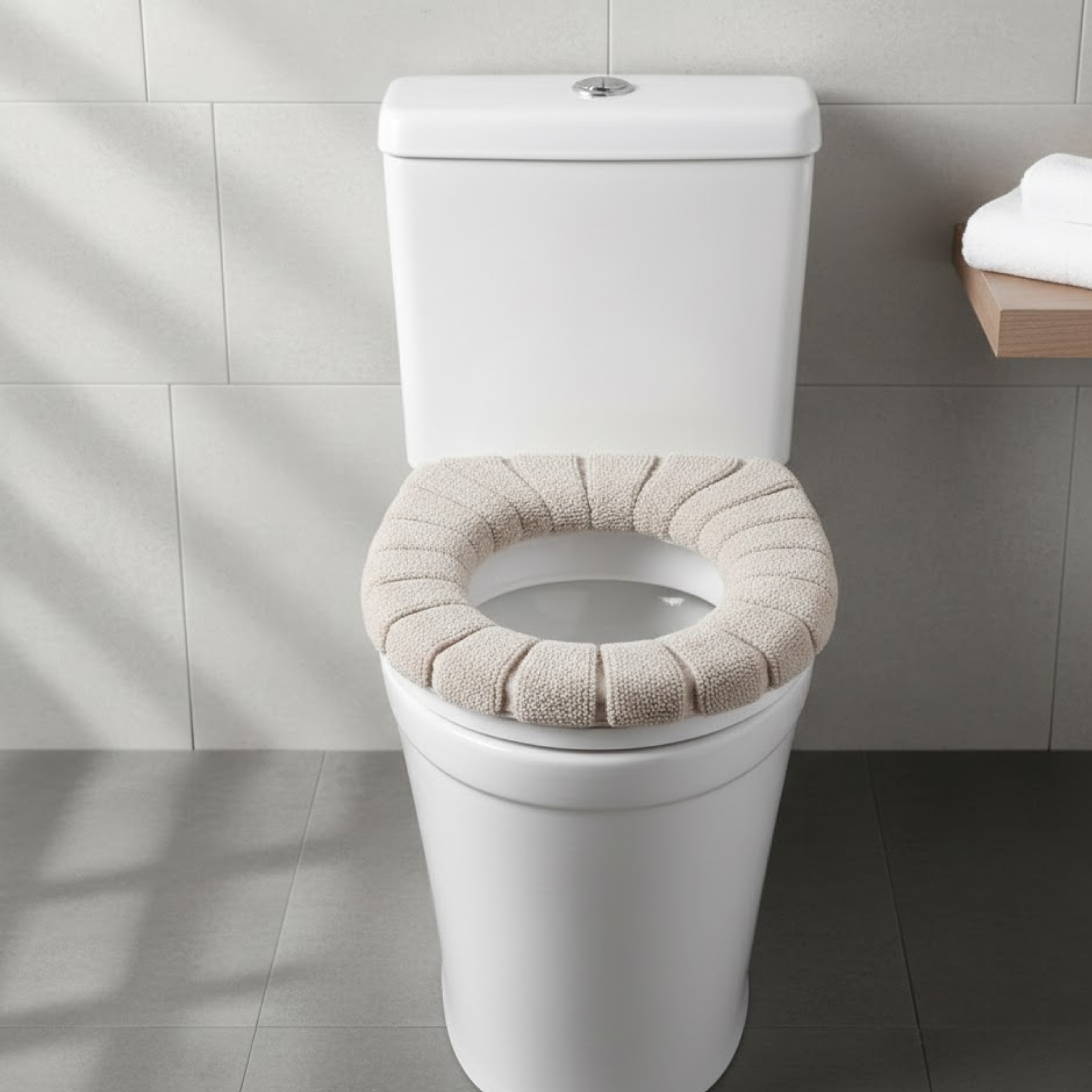 Toilet Seat Cover – Plush Washable for Warmth & Comfort | Bathora
