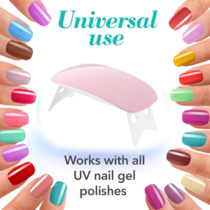 Gel Nail Dryer – Portable Mini UV LED Lamp for Salon Finish | AuriGlam