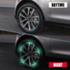 Reflective Car Wheel Stickers – Multicolored 20 Pcs for Night Safety | Velvet Wheels