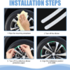 Reflective Car Wheel Stickers – Multicolored 20 Pcs for Night Safety | Velvet Wheels