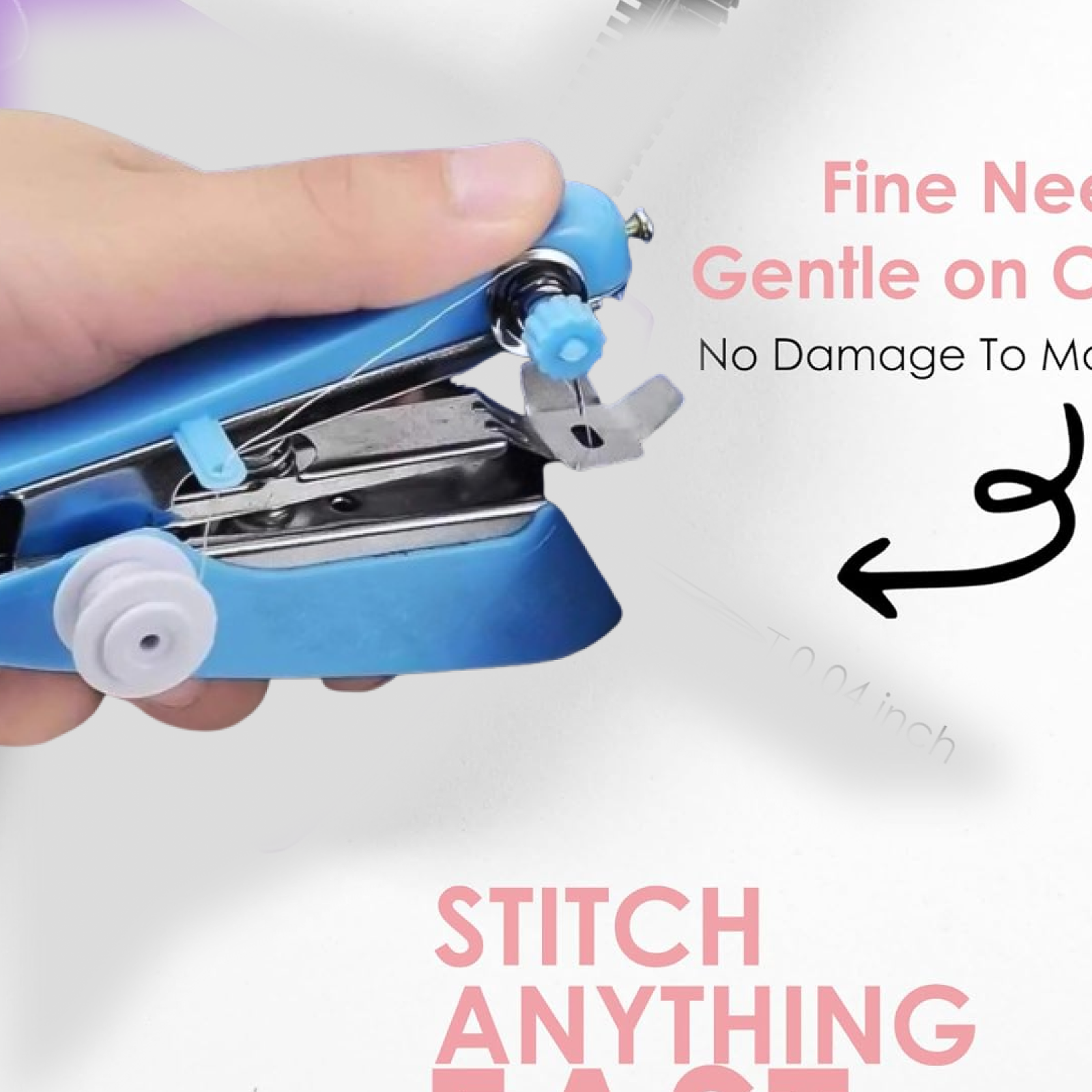 Mini Sewing Machine – Portable & Cordless Stitcher | Storenzo
