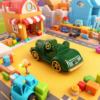 Vintage Car Toy – Friction-Powered Classic Push-and-Go Vehicle