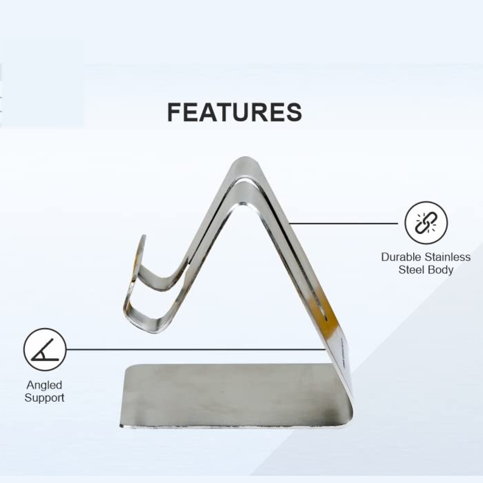Mobile & Tablet Stand Holder – Universal Stainless Steel |