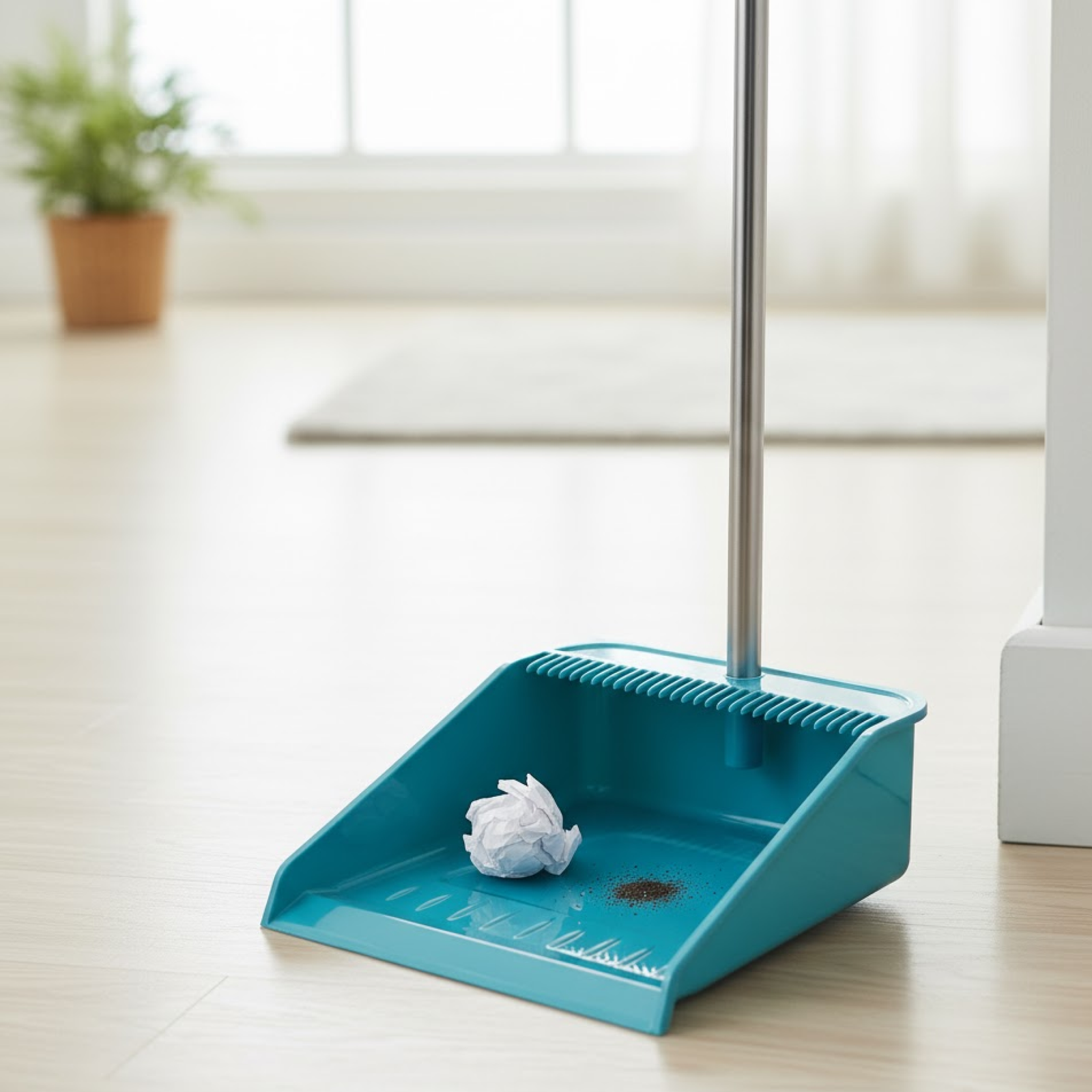 Long Handle Dustpan and Brush – Ergonomic Cleaning Set | VoltDesk
