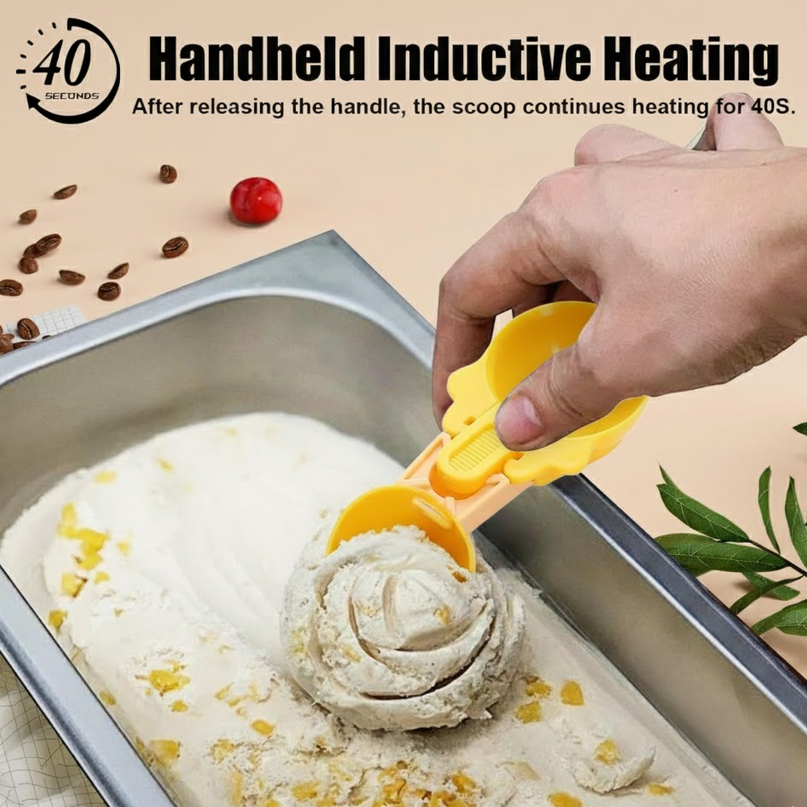Ice Cream Scoop Set – Easy-Release 2-Pc Plastic | Quickslice