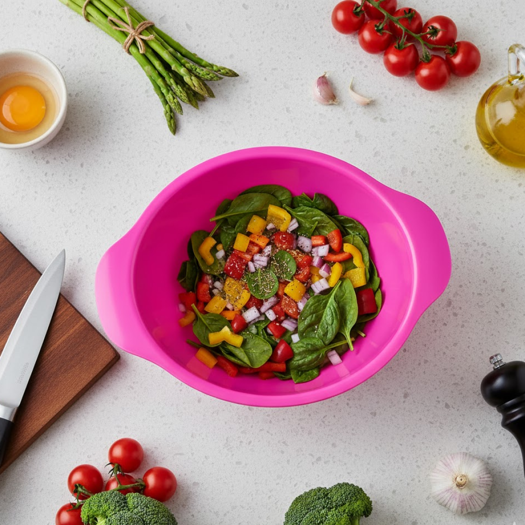 Snack Bowls – Durable 10-inch BPA-Free Plastic for Kitchen | Jiaqi