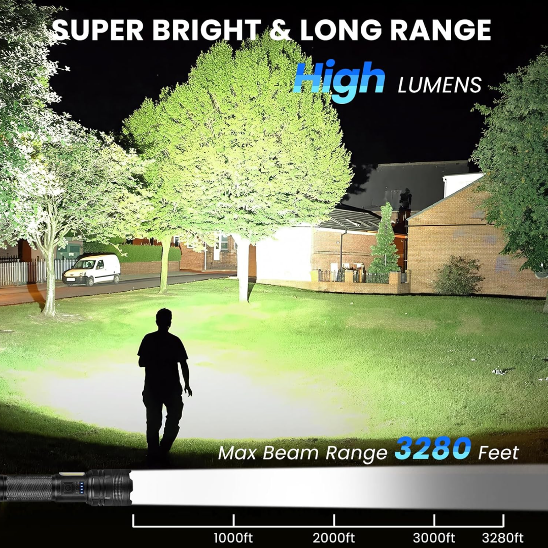 Rechargeable LED Flashlight – Mini, Long Range Torch | Indo Glow