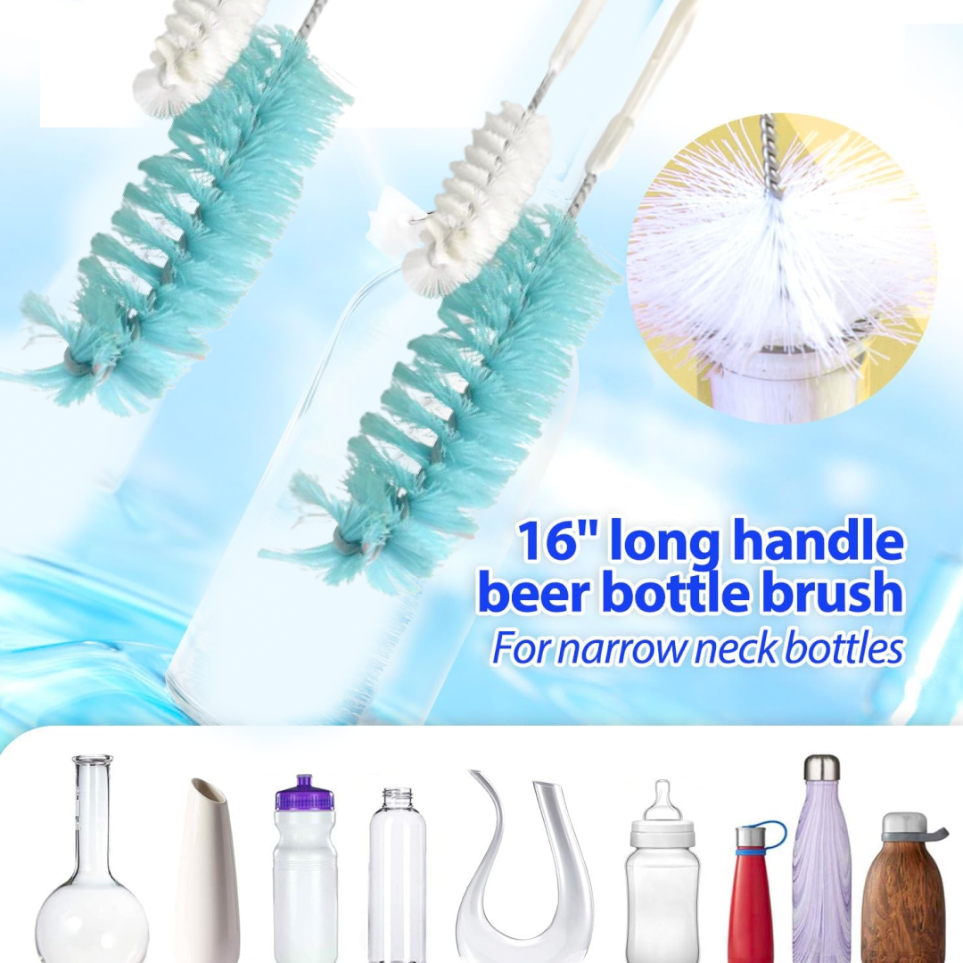 Bottle Cleaning Brush – Long Handle for Jars & Bottles | Pro Clean
