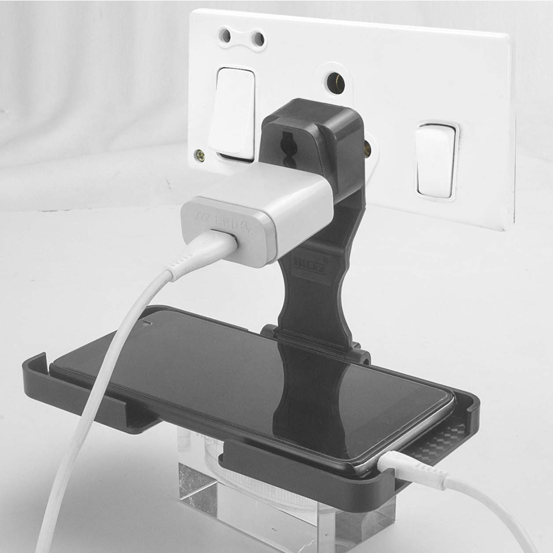Mobile Charging Wall Holder – Foldable, Secure Stand | PHOBIA