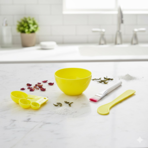 Facial Mask Bowl Set – 6-Piece Skincare Mixing Kit | GlowForm