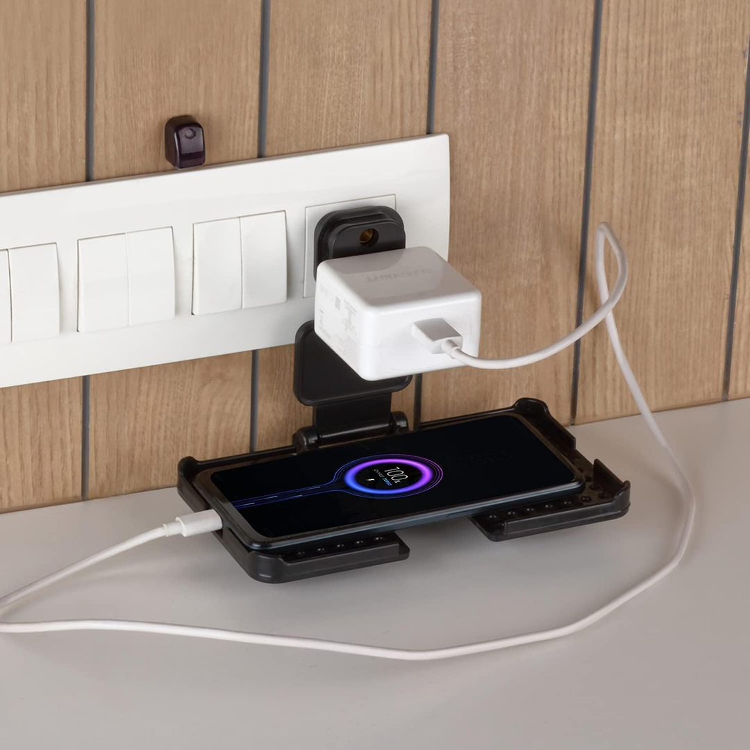 Mobile Charging Wall Holder – Foldable, Secure Stand | PHOBIA
