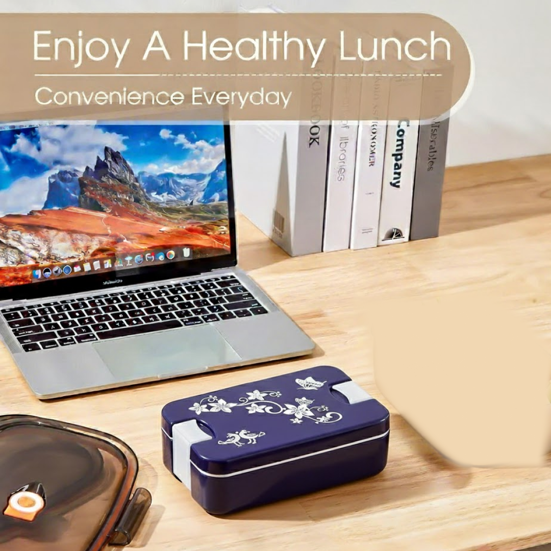Airtight Lunch Box – 2-Compartment Leak-Proof | Lunchie Bunchie