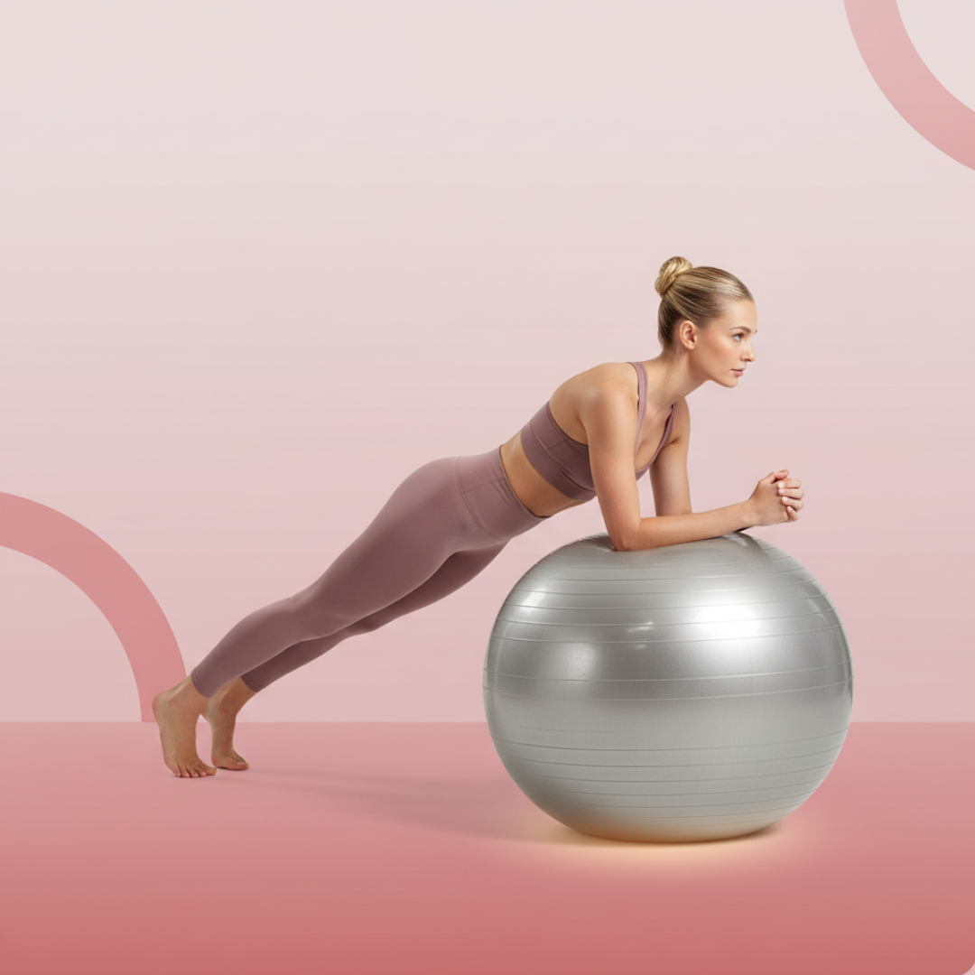 20645 75CM Stability Gym Ball – Heavy Duty Non-Slip Fitness Ball