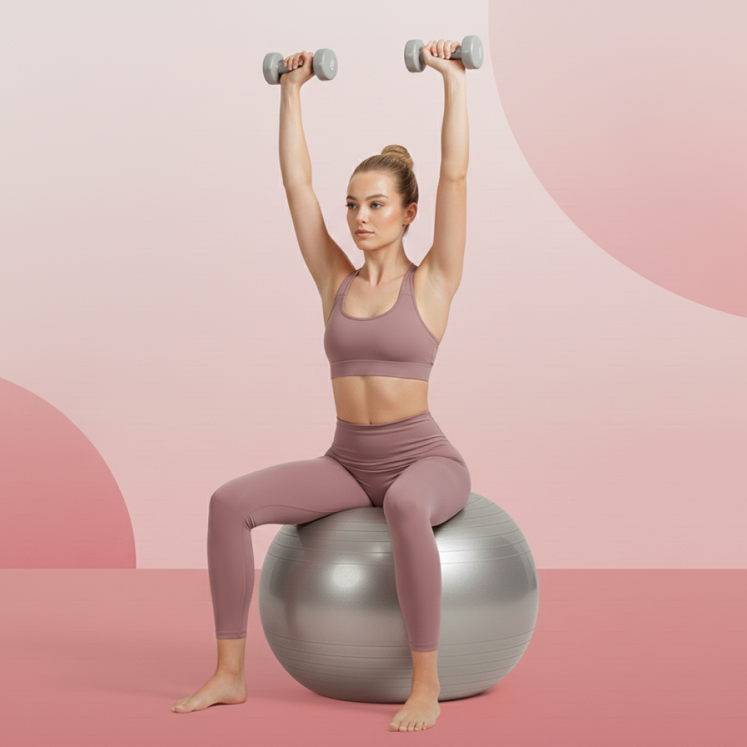 20646 75CM Stability Gym Ball – Heavy Duty Non-Slip Fitness Ball