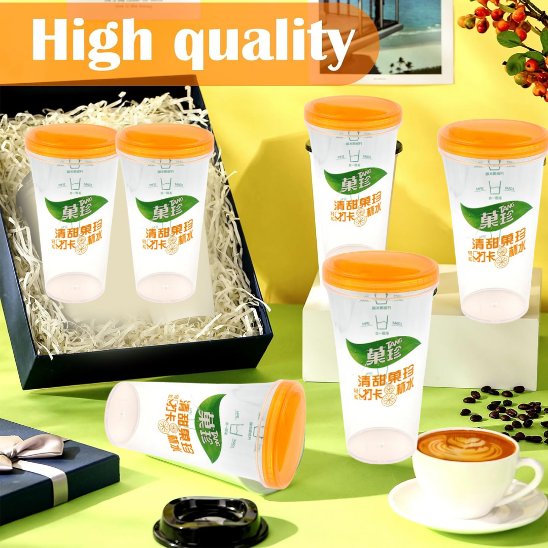 Portable Plastic Coffee Cup – Leak-Proof Tumbler | JourneyMate