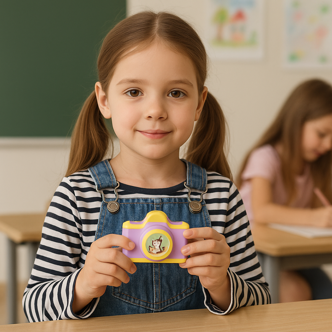 Camera Shaped Pencil Sharpener – Fun & Portable for Kids | Writezo