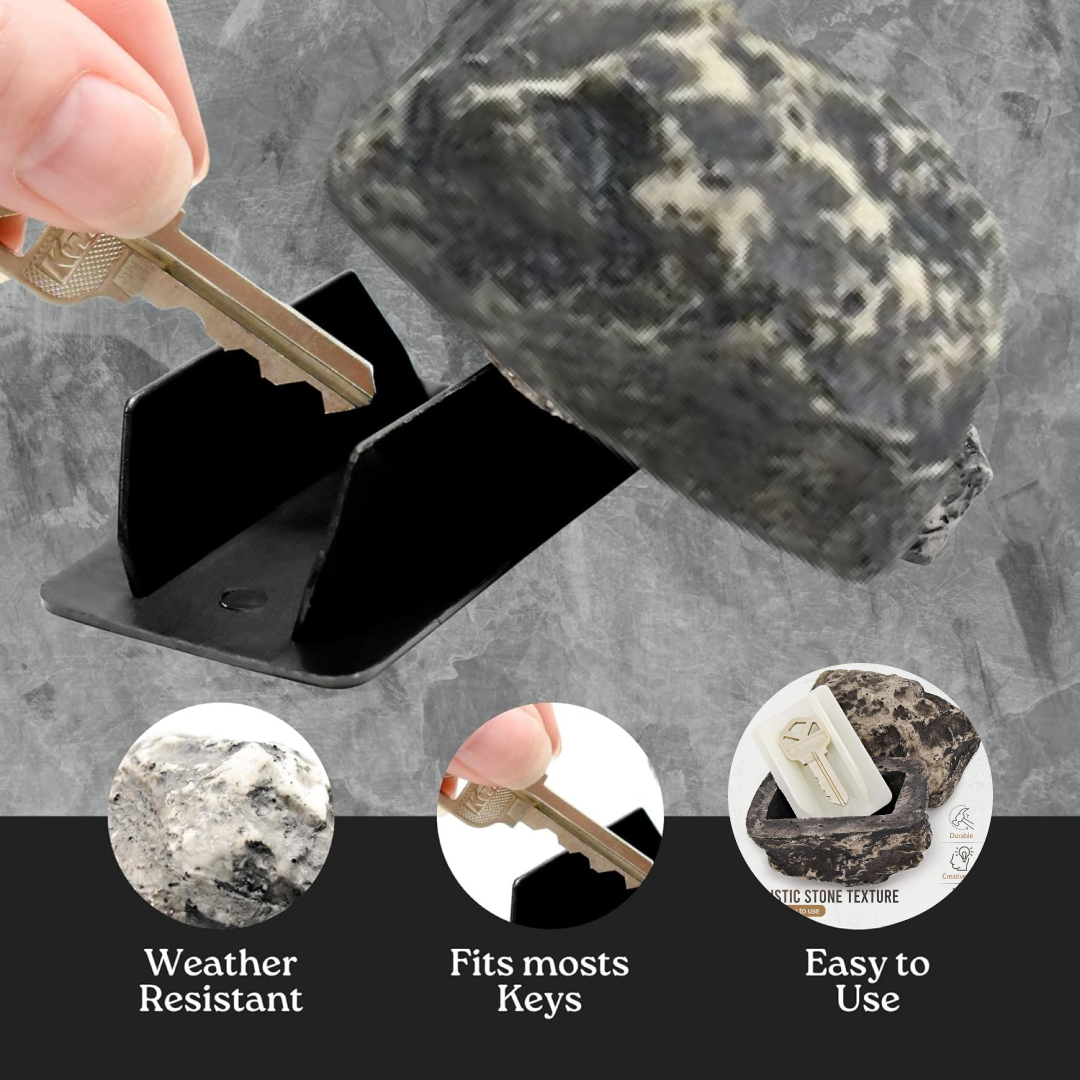 20680 Fake Rock Key Hider – Discreet Outdoor Key Storage | Safelix