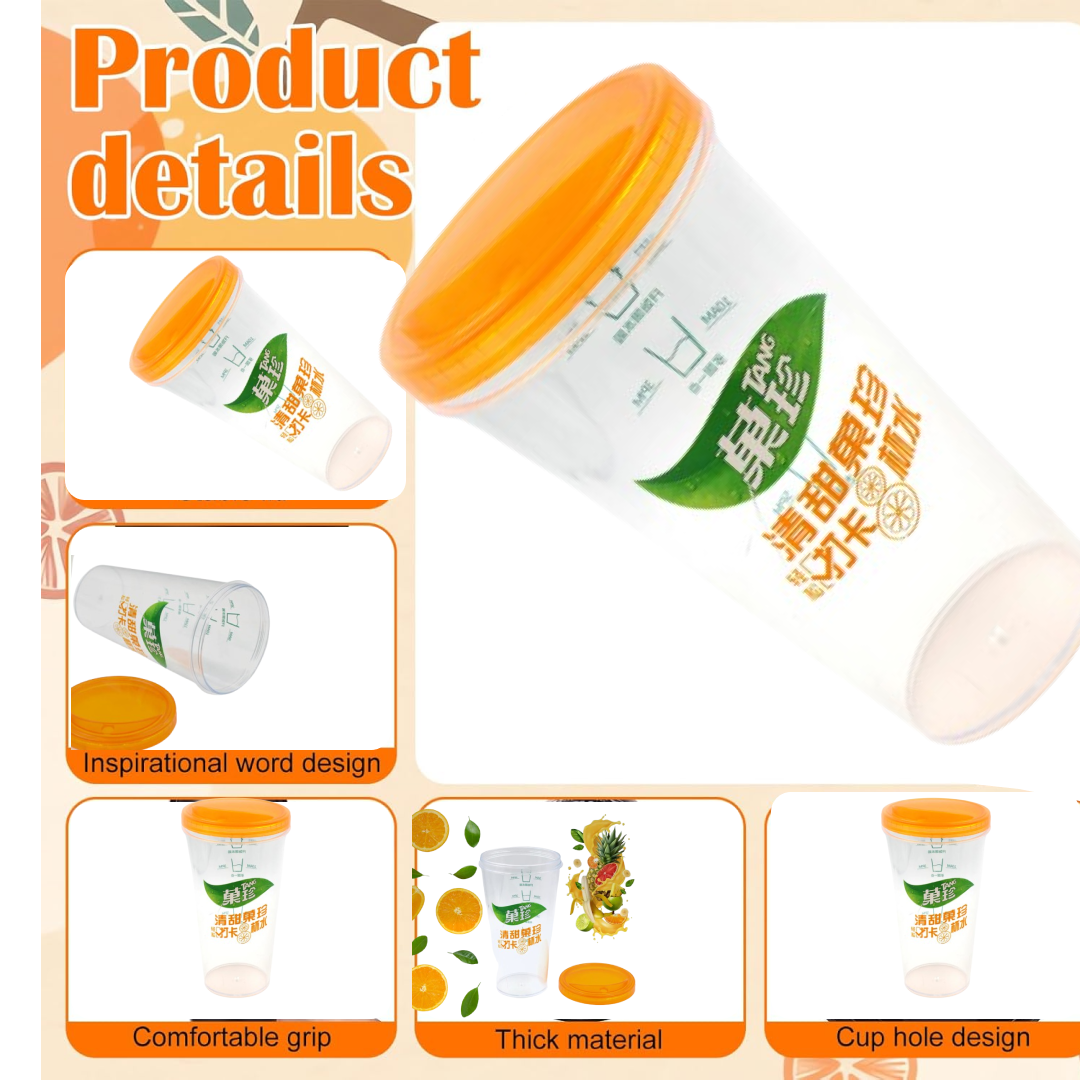 Portable Plastic Coffee Cup – Leak-Proof Tumbler | JourneyMate