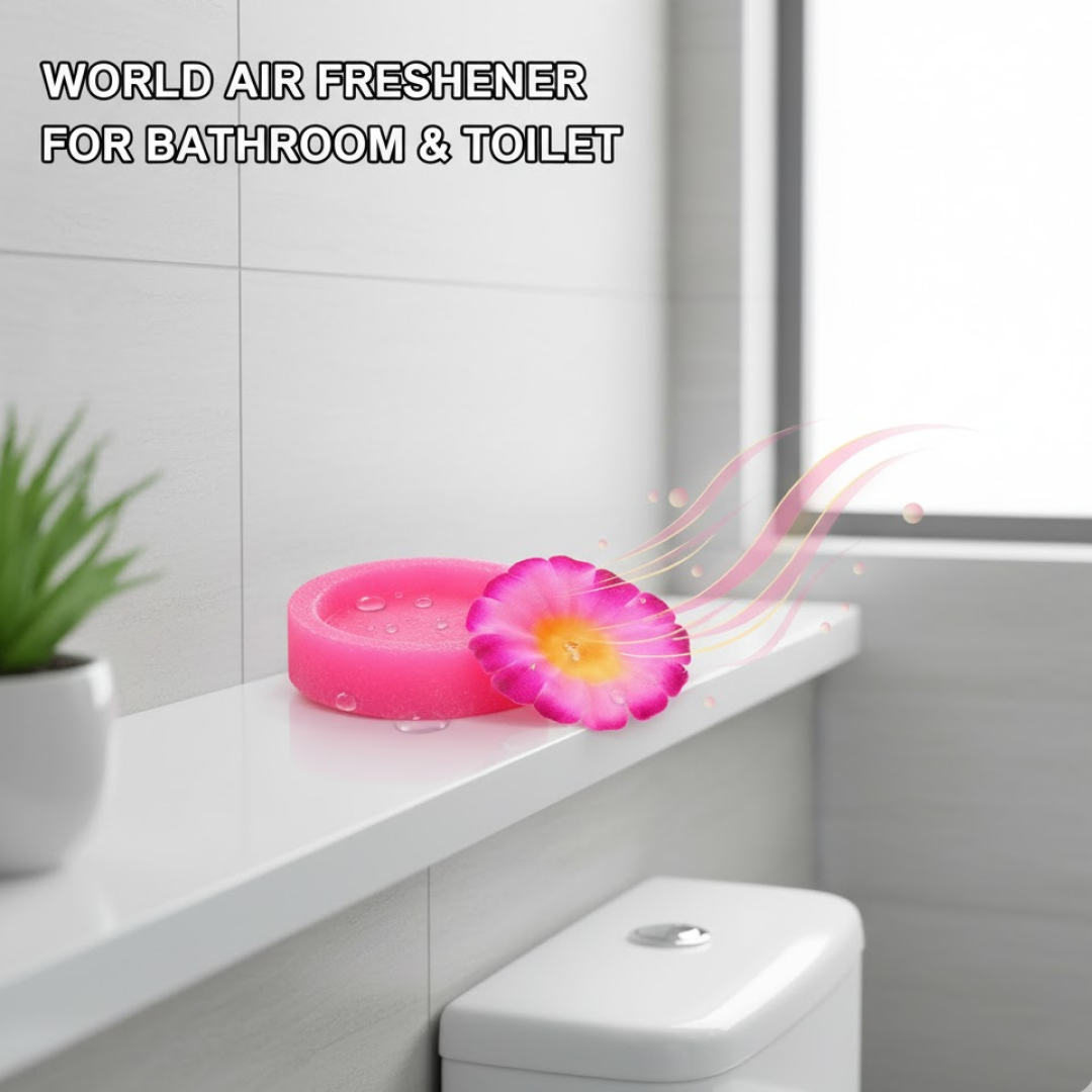 Floral Air Freshener Block – Long-Lasting Scent | Wonder Fresh