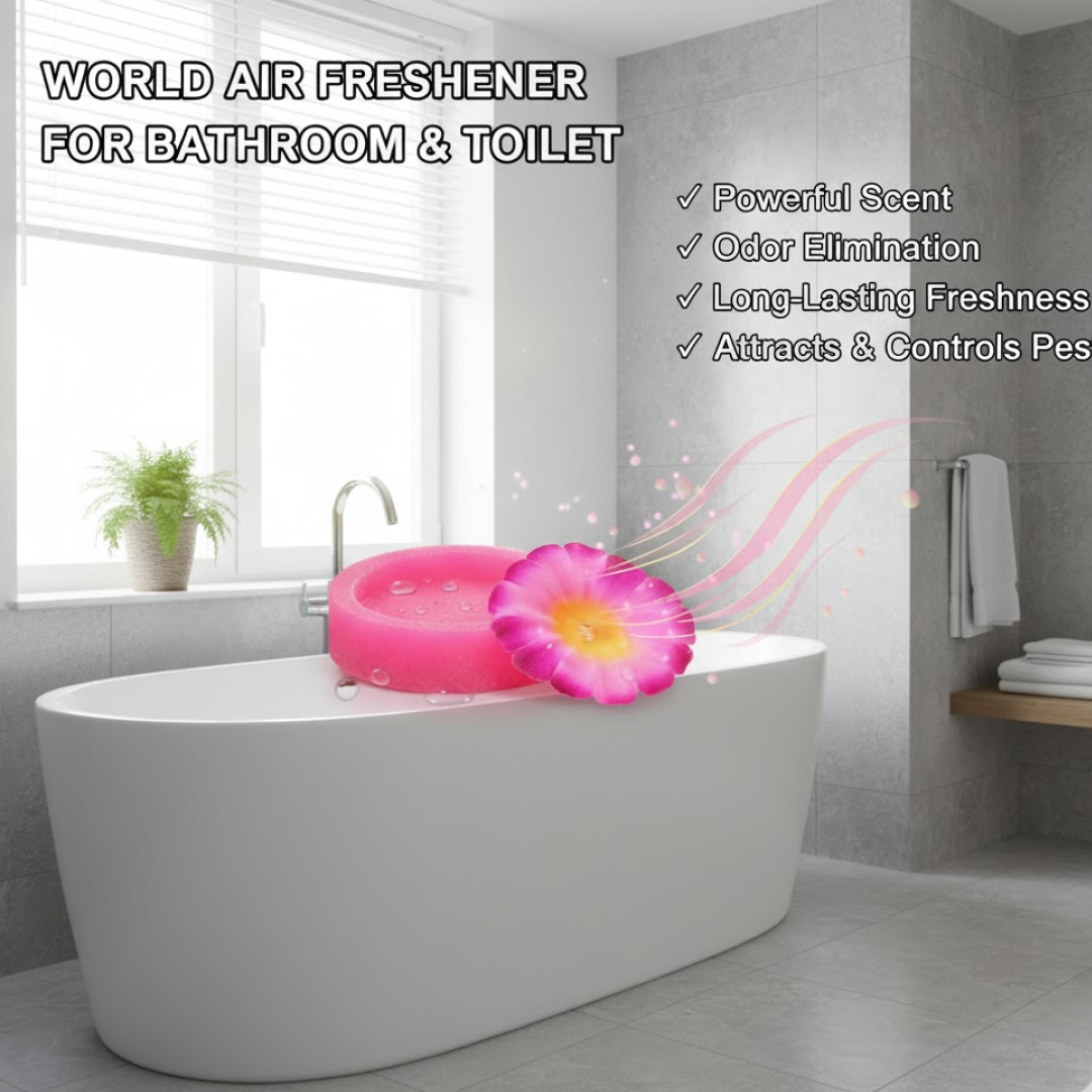 Floral Air Freshener Block – Long-Lasting Scent | Wonder Fresh