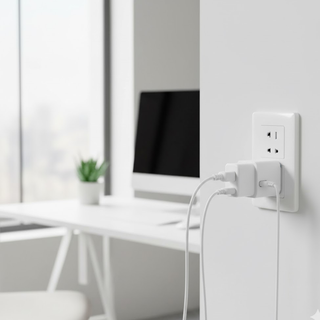 5-Way Multi-Plug Socket – 2-Pin Compact Power | Tetherix