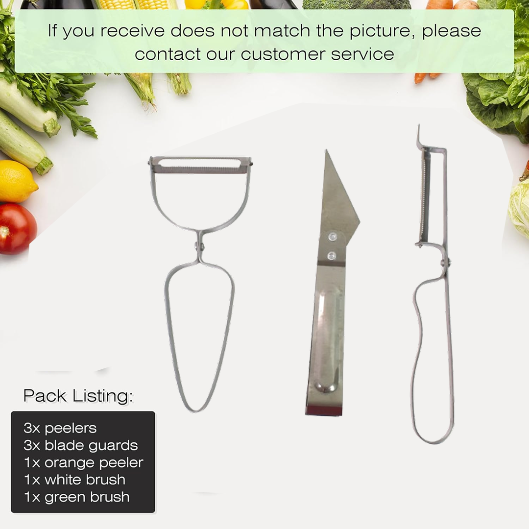 3-in-1 Vegetable Peeler Set – Multifunctional Kitchen Tool | Quickslice