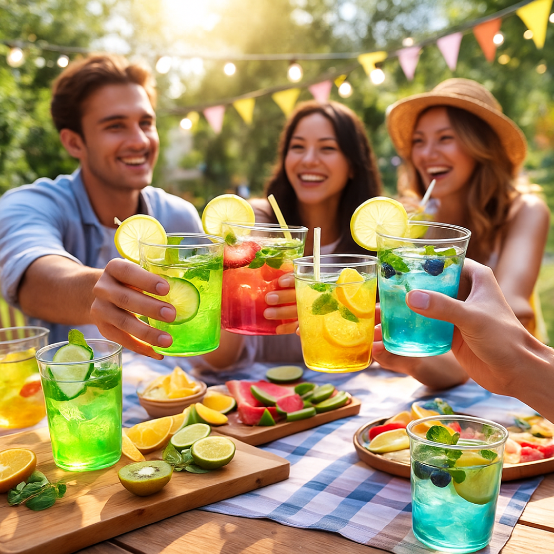 20758 Mojito Glass Set – Durable 300ml Reusable Plastic Glasses Set of 6