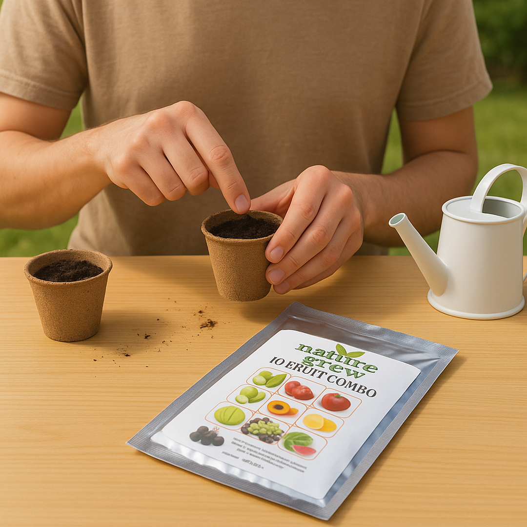 Fruit Seeds Combo Pack – 10 Quality Varieties for Home Gardening