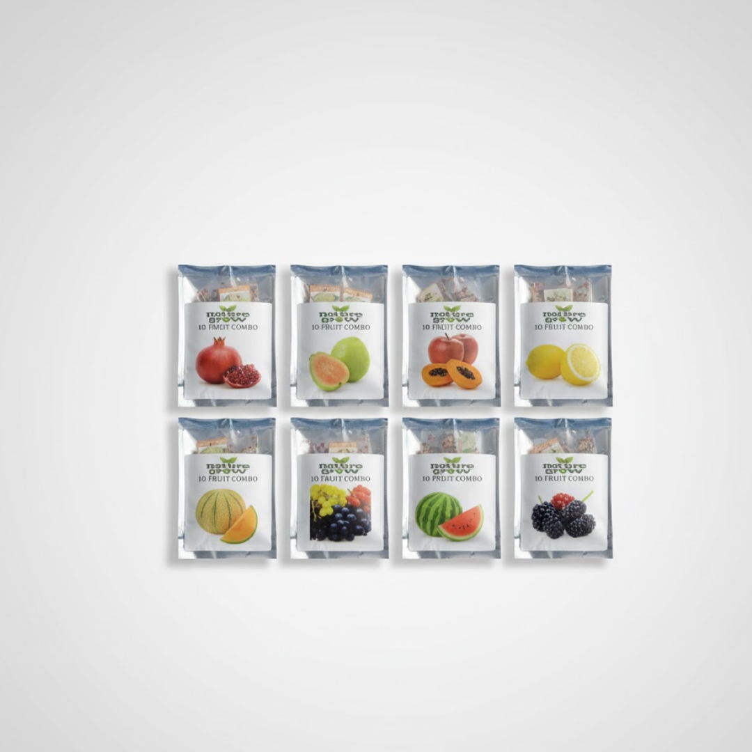 Fruit Seeds Combo Pack – 10 Quality Varieties for Home Gardening