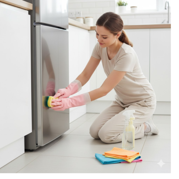 Large Waterproof Cleaning Gloves – Durable Reusable Rubber Pair
