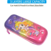 Cute Cartoon Pencil Case – Durable Hard Shell with Zipper